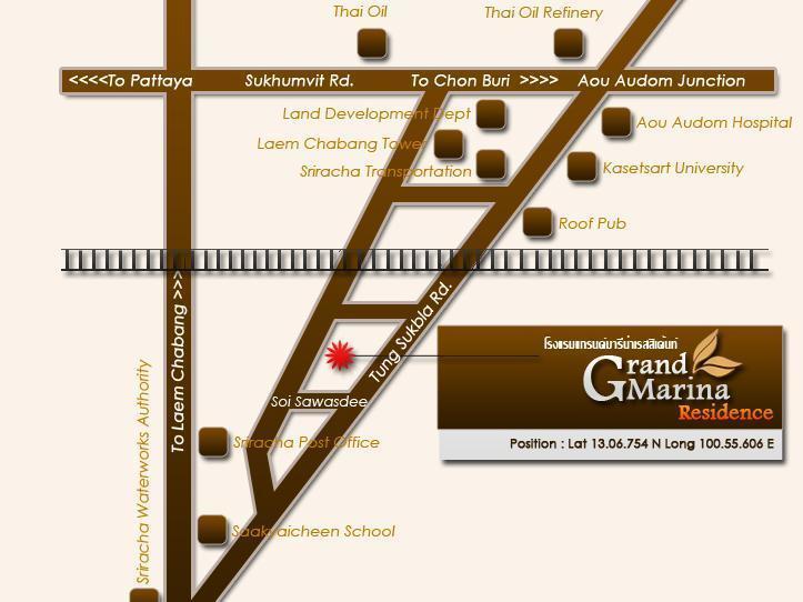 Grand Marina Residence Hotel Ban Laem Chabang Buitenkant foto